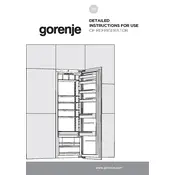 Gorenje RI4181E1UK Refrigerator manual cover