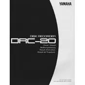 Yamaha DRC-20 Recorder manual cover