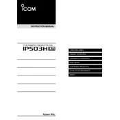 Icom IP503H Lite Radio manual cover