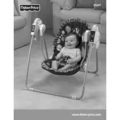 Fisher Price Mattel Open Top Take Along P1397 Swing manual cover