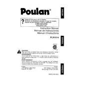 Poulan Pro PLN1514 Chainsaw manual cover