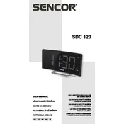 Sencor SDC 120 Clock manual cover