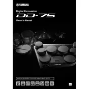 Yamaha DD-75 Drum Set