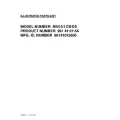 McCulloch M5053CMDE manual cover