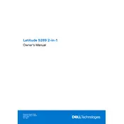 Dell Latitude 5289 2-in-1 Laptop manual cover