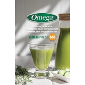 Omega H3000D Cold Press 365 Juicer manual cover