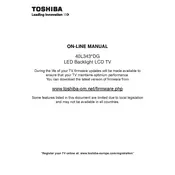 Toshiba 40L3433DG TV manual cover