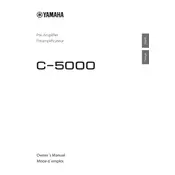 Yamaha C-5000 Amplifier manual cover