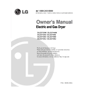 LG DLE3733D DLG3744D.AFGEEUS Dryer manual cover