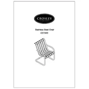 Crosley CO1020 Chair manual cover