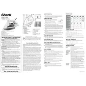 Shark GI550 Iron manual cover