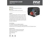 Pyle PCVGNL8 Generator Cover manual cover