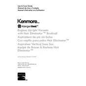 Kenmore DU2109 Vacuum manual cover