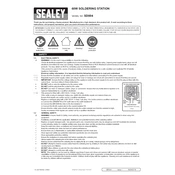 Sealey SD004 Soldering Station manual cover