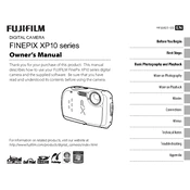 Fujifilm FinePix XP10 Camera manual cover