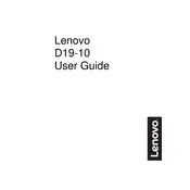 Lenovo D19-10 61E0-KAR6-WW Monitor manual cover