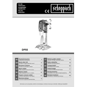 Scheppach DP55 5906822901 Drill manual cover