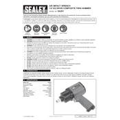 Sealey SA201 Impact Wrench manual cover