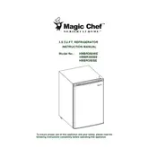 Magic Chef HMBR350BE Refrigerator manual cover