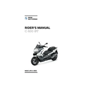 BMW C 400 GT 2021 Scooter manual cover