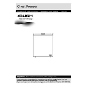 Bush BCF142L Freezer manual cover