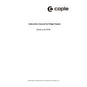 Caple RI556 Refrigerator manual cover