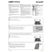 be quiet! Light Wings 140mm PWM High-Speed Fan manual cover