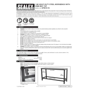 Sealey AP0618.V4 Workbench manual cover