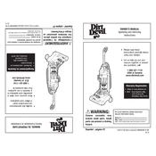 Dirt Devil Ultra Vision Cyclonic Upright UD70010 manual cover