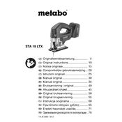 Metabo STA 18 LTX Saw manual cover