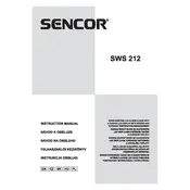 Sencor SWS 212 Thermometer manual cover