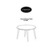 Crosley CF2009 Table manual cover