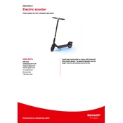 Sharp EM-KS1AEU-B Scooter manual cover