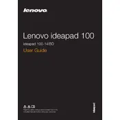 Lenovo IdeaPad 100-14IBD Laptop manual cover