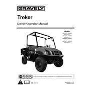 Gravely Treker 996123 2012 Utility Vehicle manual cover