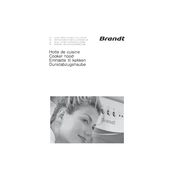 Brandt AD986X Hood manual cover