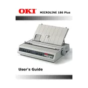 Oki Microline 186 Plus Parallel Printer manual cover