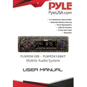 Pyle PLMRDK18B Radio manual cover