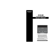 Roland CD-2 manual cover