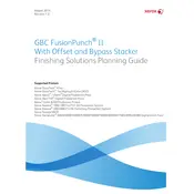 Xerox GBC Fusion Punch II Stacker manual cover