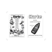 Clarke 4501110 CT1 Laser Tachometer manual cover