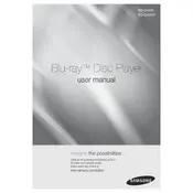 Samsung BD-D5500 Series Blu-ray Player manual cover