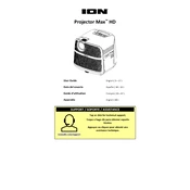 ION Projector Max HD manual cover