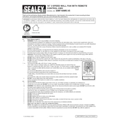 Sealey SWF16WR.V5 Fan manual cover