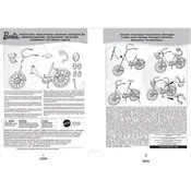 Barbie Mattel Lets Go Bike BDF35 Toy manual cover