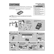 Craftsman CMXZDCG453 Remote Control manual cover