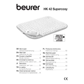 Beurer HK 42 Supercosy Heat Pad manual cover