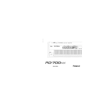 Roland RD700NX manual cover