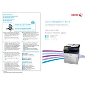 Xerox WorkCentre 6515 Printer manual cover