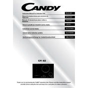 Candy CFI 82 manual cover